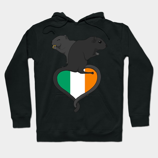 Gerbil Ireland (dark) Hoodie by RampArt